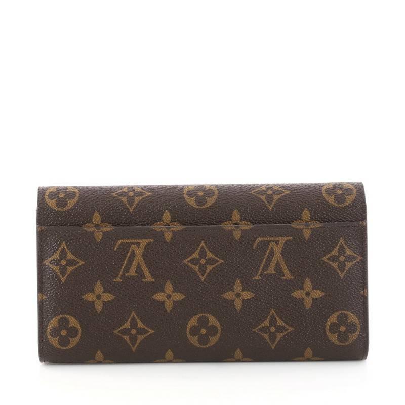 Louis Vuitton Sarah Wallet NM Monogram Canvas In Good Condition In NY, NY