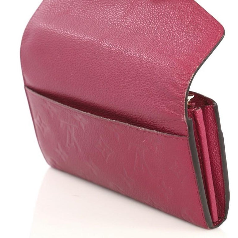 Louis Vuitton Sarah Wallet NM Monogram Empreinte Leather For Sale at 1stdibs
