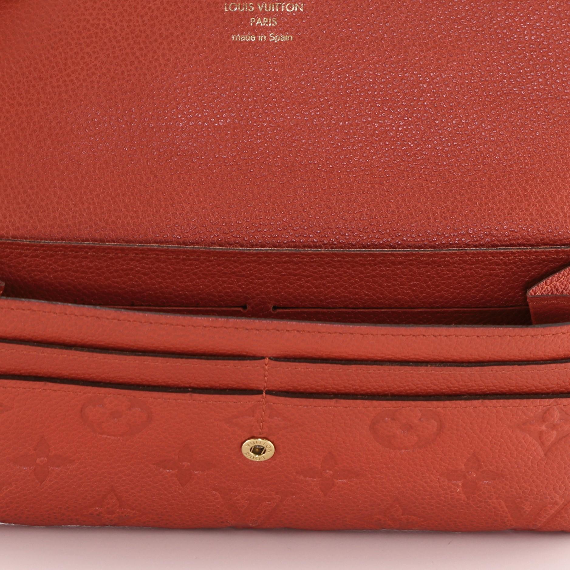 Louis Vuitton Sarah Wallet NM Monogram Empreinte Leather 2
