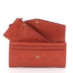 Louis Vuitton Sarah Portefeuille NM Monogramme Empreinte Cuir