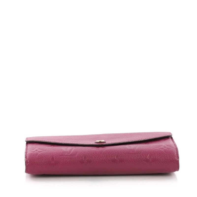 Louis Vuitton Sarah Wallet NM Monogram Empreinte Leather für Damen oder Herren