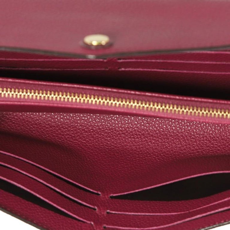 Louis Vuitton Sarah Wallet NM Monogram Empreinte Leather For Sale at 1stdibs