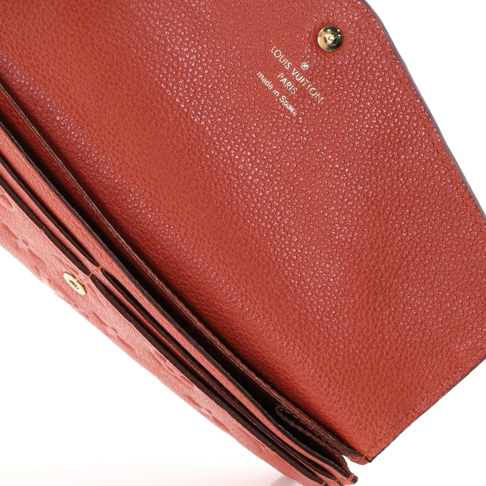 Louis Vuitton Sarah Wallet NM Monogram Empreinte Leather 1