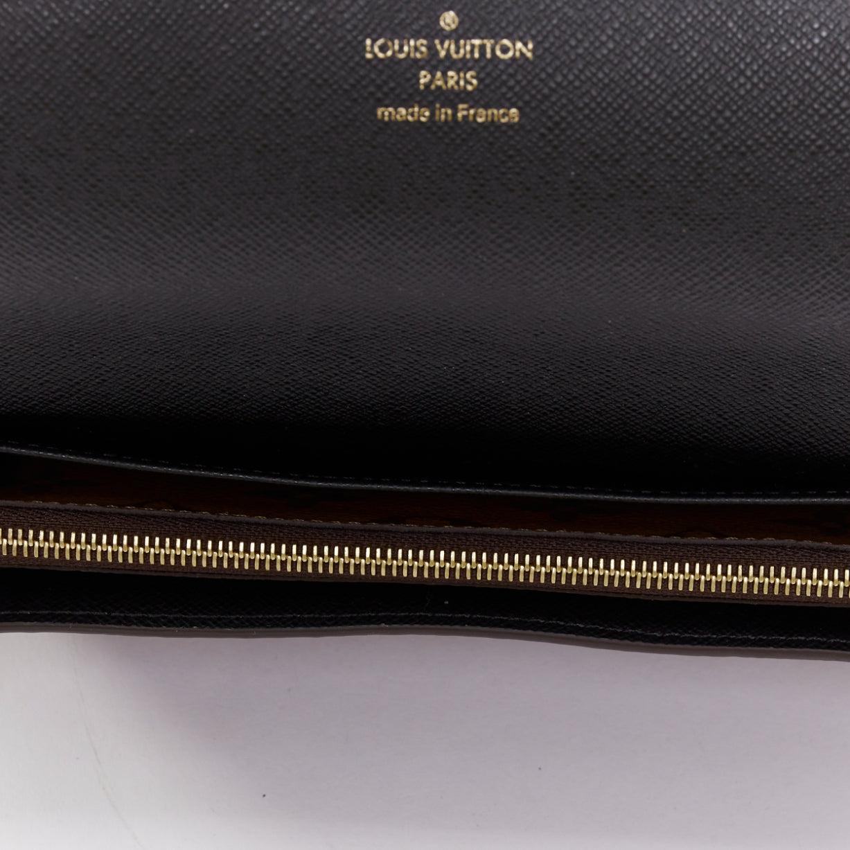 Louis Vuitton SarahMonogram Reverse Giant canvas rectangular wallet in vendita 3