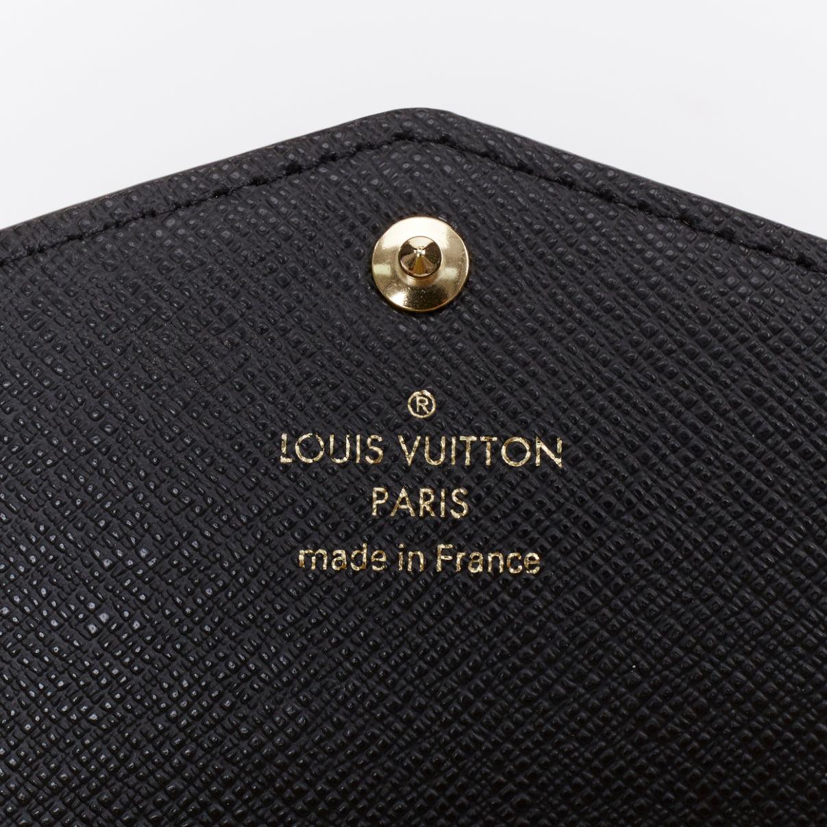 Louis Vuitton SarahMonogram Reverse Giant canvas rectangular wallet in vendita 4