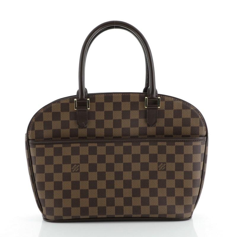 Black Louis Vuitton Sarria Handbag Damier Horizontal