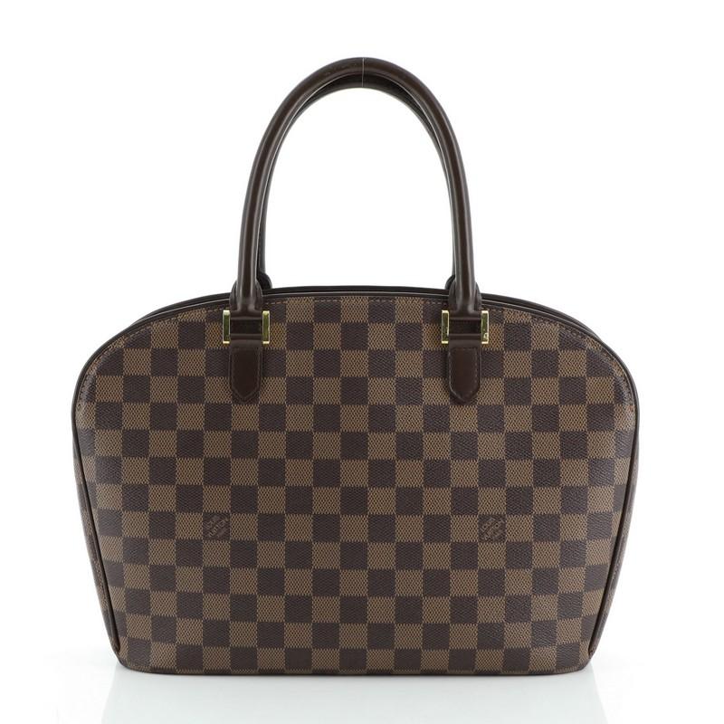 Black Louis Vuitton Sarria Handbag Damier Horizontal