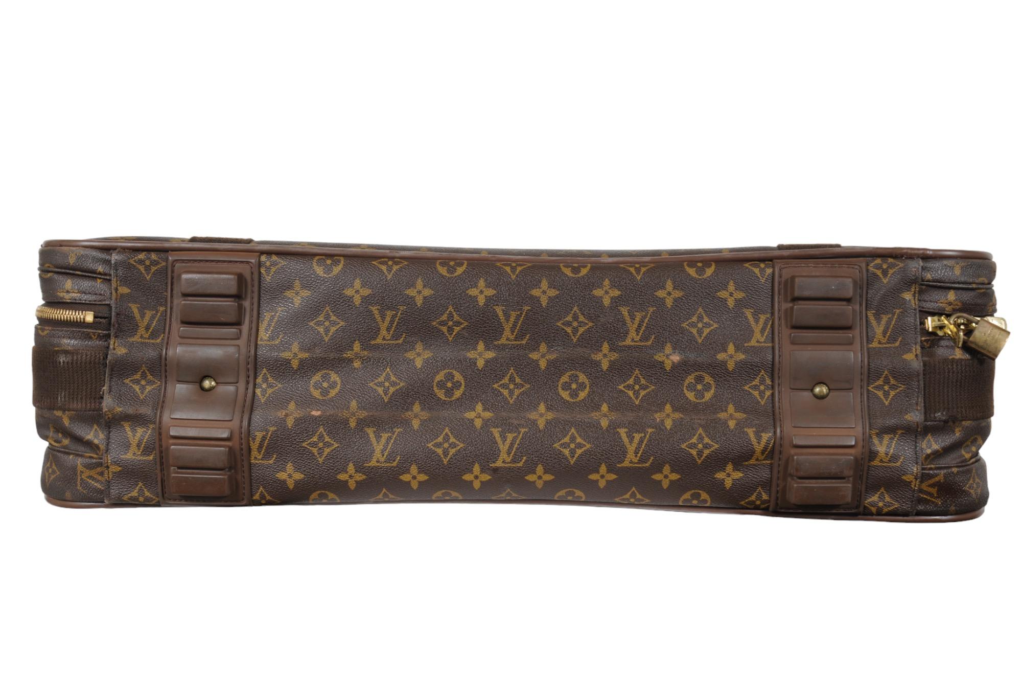 Maleta monograma Louis Vuitton Satellite 65 Marrón Maletas de viaje Maletín maletero en venta 5