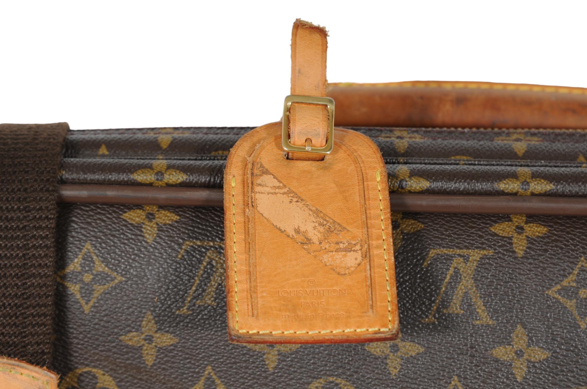 Maleta monograma Louis Vuitton Satellite 65 Marrón Maletas de viaje Maletín maletero en venta 13