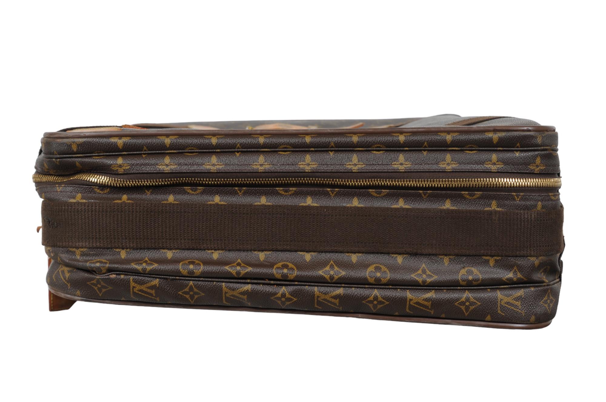 Maleta monograma Louis Vuitton Satellite 65 Marrón Maletas de viaje Maletín maletero en venta 2