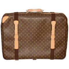 LOUIS VUITTON SUITCASE, Satellite 70, monogram canvas, leather, original  invoice, dustbag and repair order. - Bukowskis