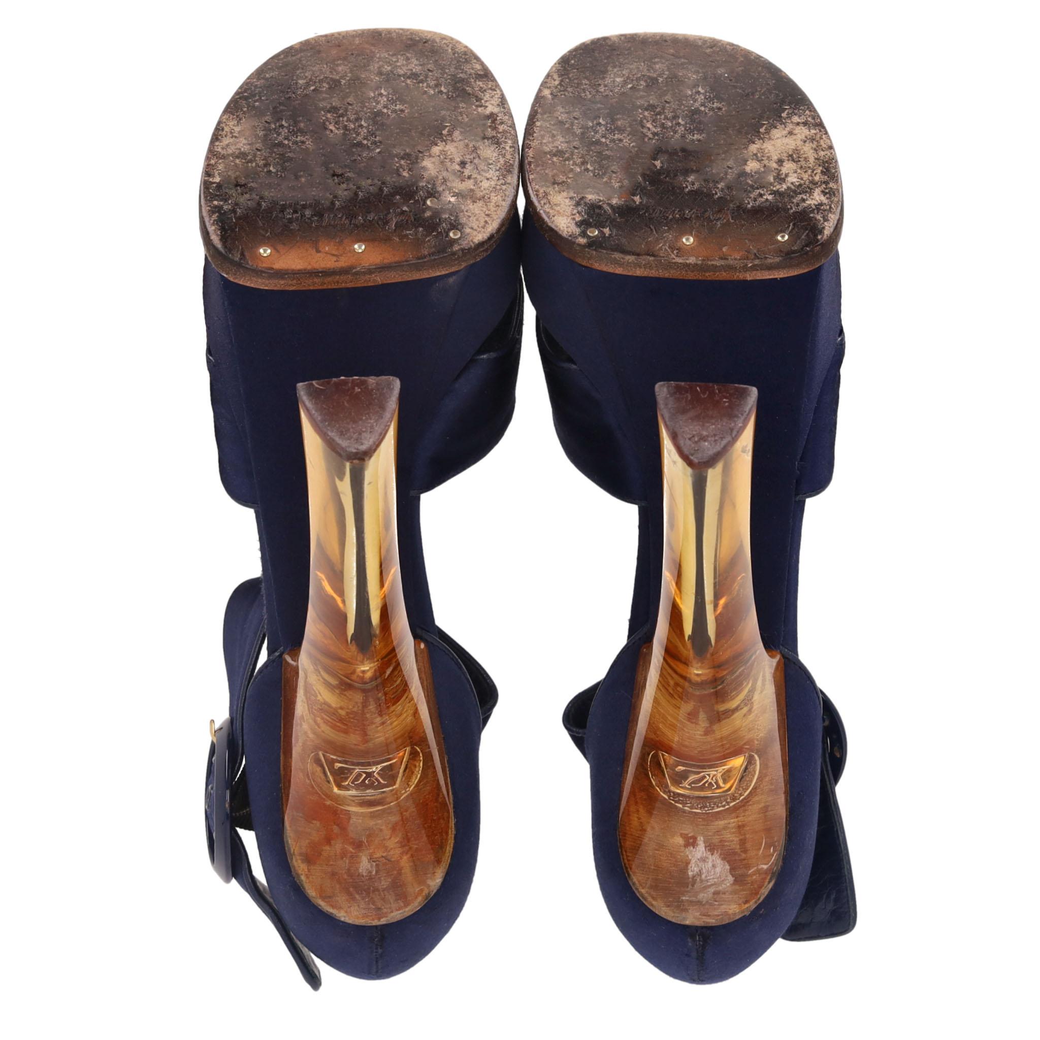 De las mujeres Sandalias de plataforma Louis Vuitton 