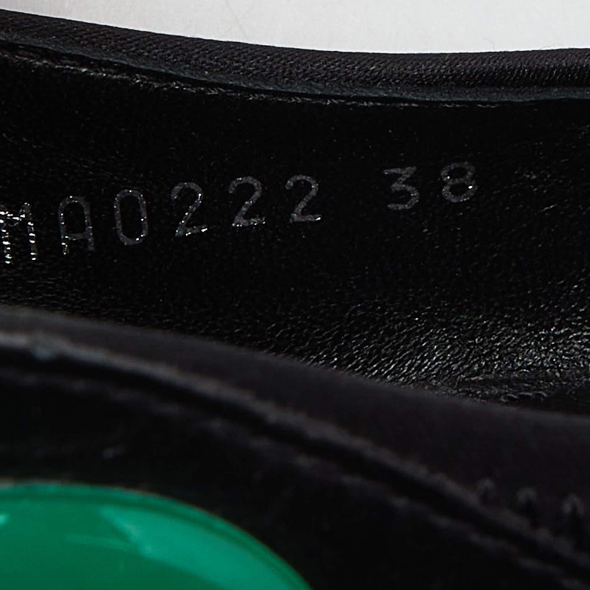 Louis Vuitton Satin, Mesh and Leather Archlight Slingback Pumps Size 38 4