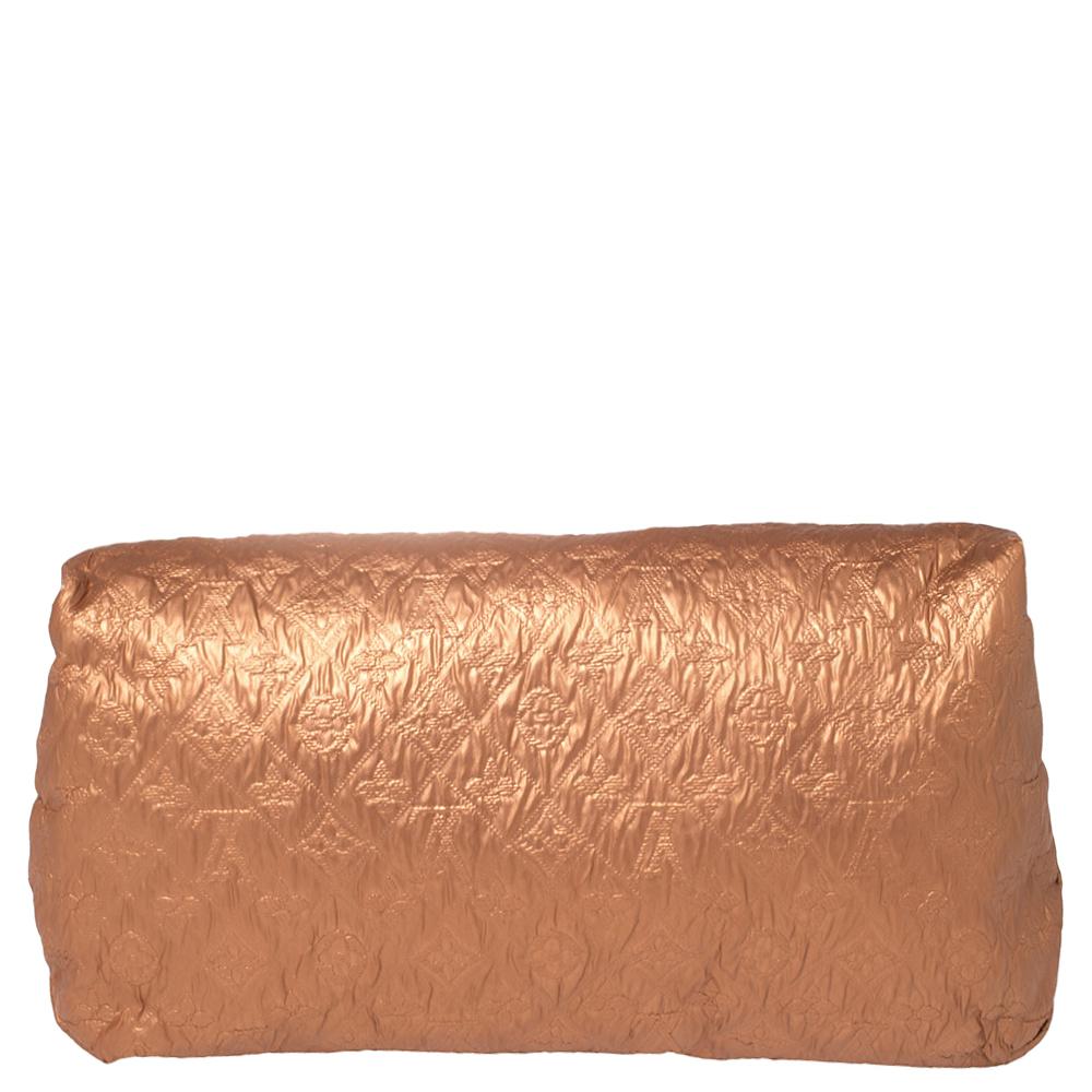 Marrone Clutch Louis Vuitton Saumon Monogram Limelight