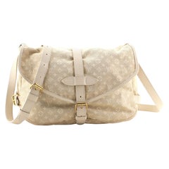 Louis Vuitton Saumur Handtasche Mini Lin 30