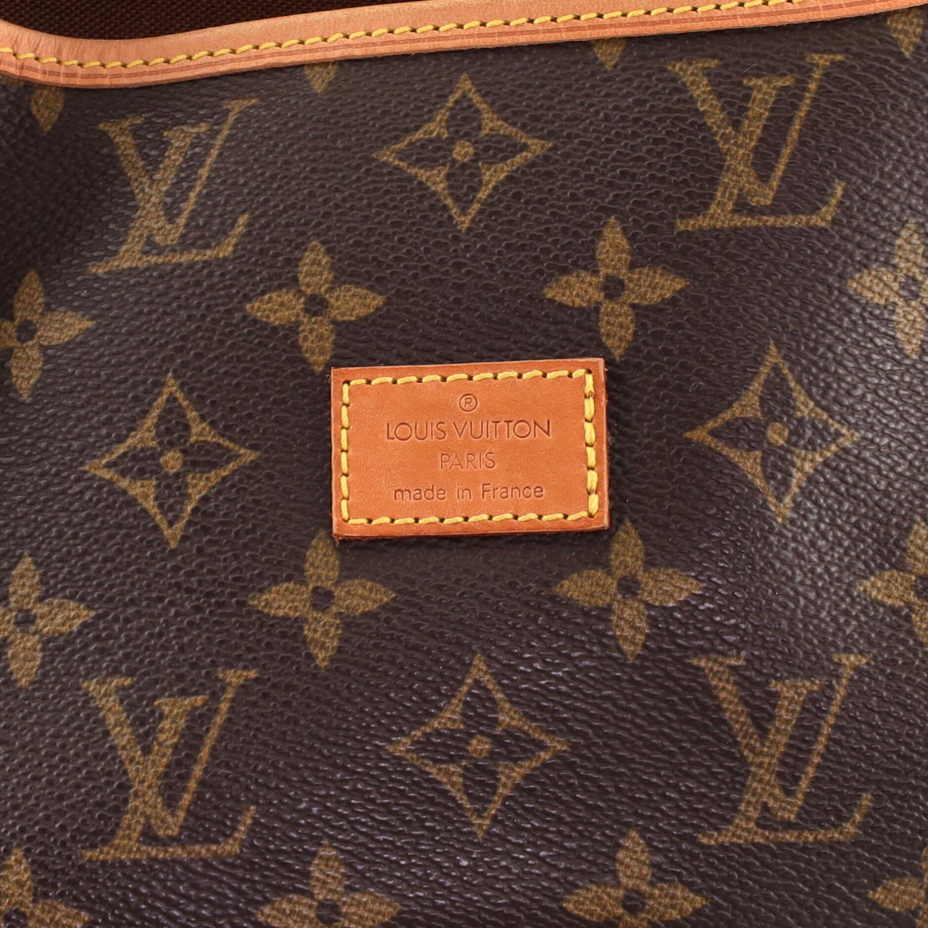 Louis Vuitton Saumur Handtasche Monogramm Segeltuch 30 2