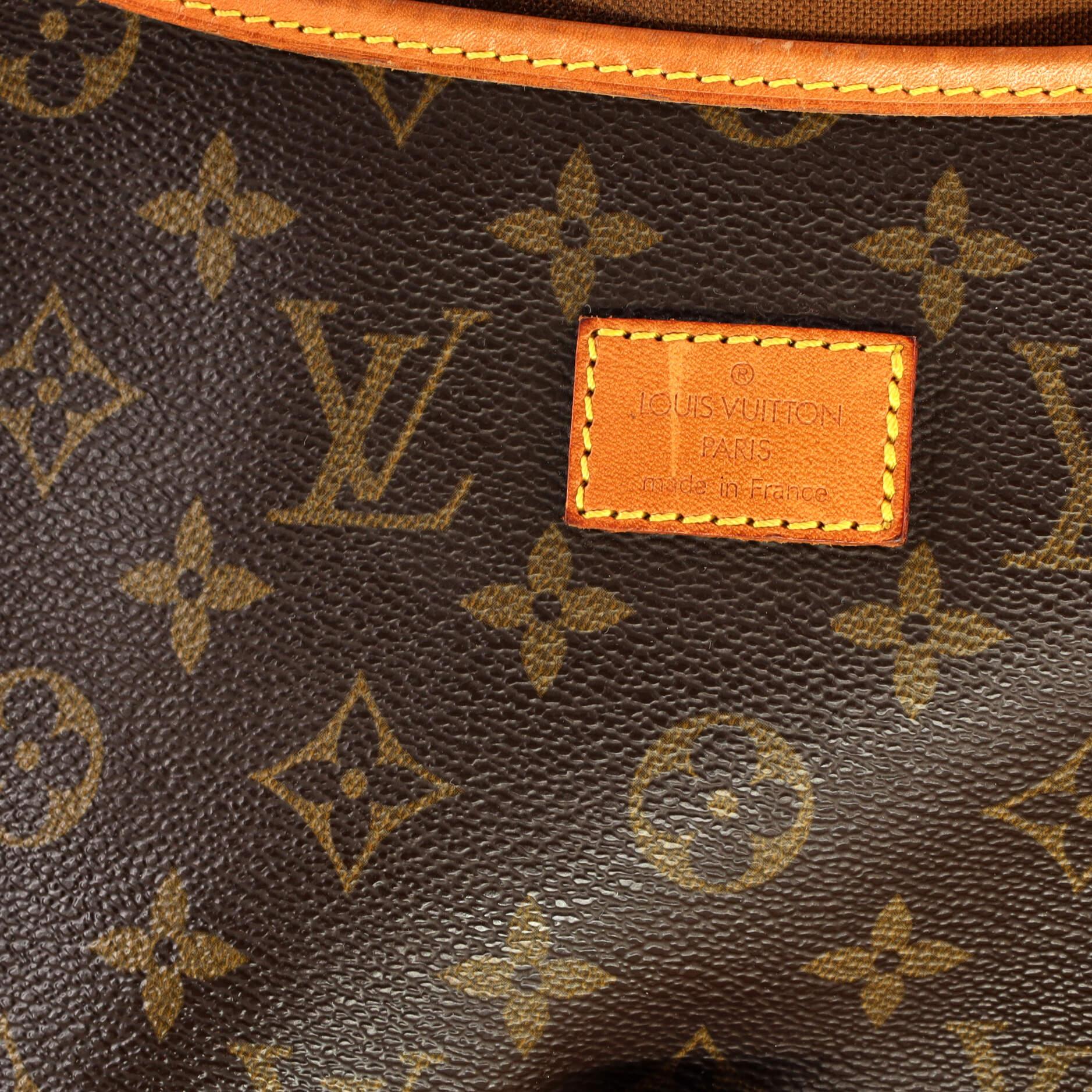 Louis Vuitton Saumur Handbag Monogram Canvas 35 6