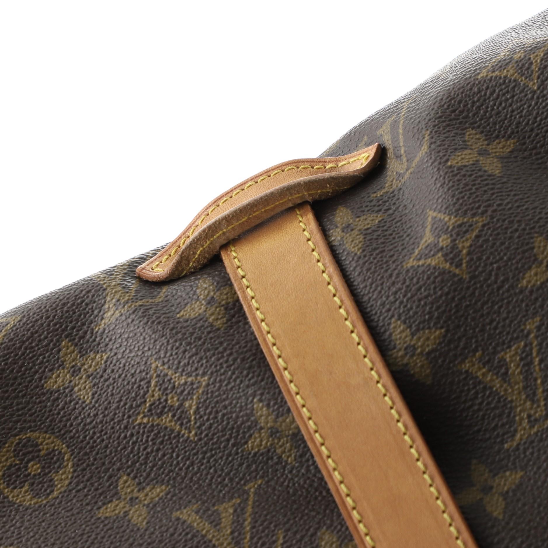 Louis Vuitton Saumur Handbag Monogram Canvas 35 In Good Condition In NY, NY