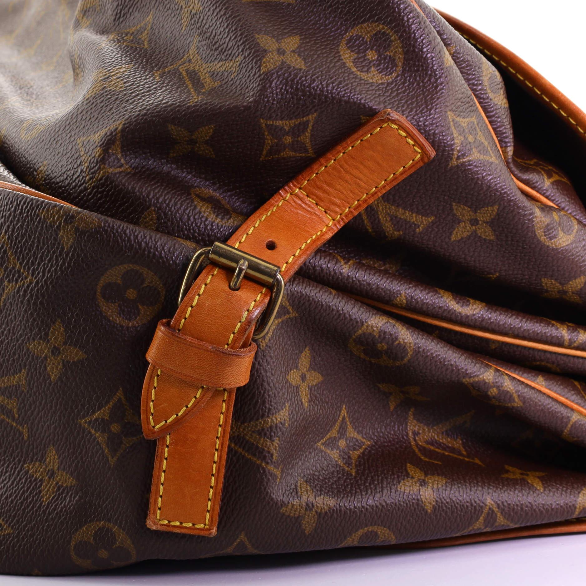 Louis Vuitton Saumur Handbag Monogram Canvas 35 1