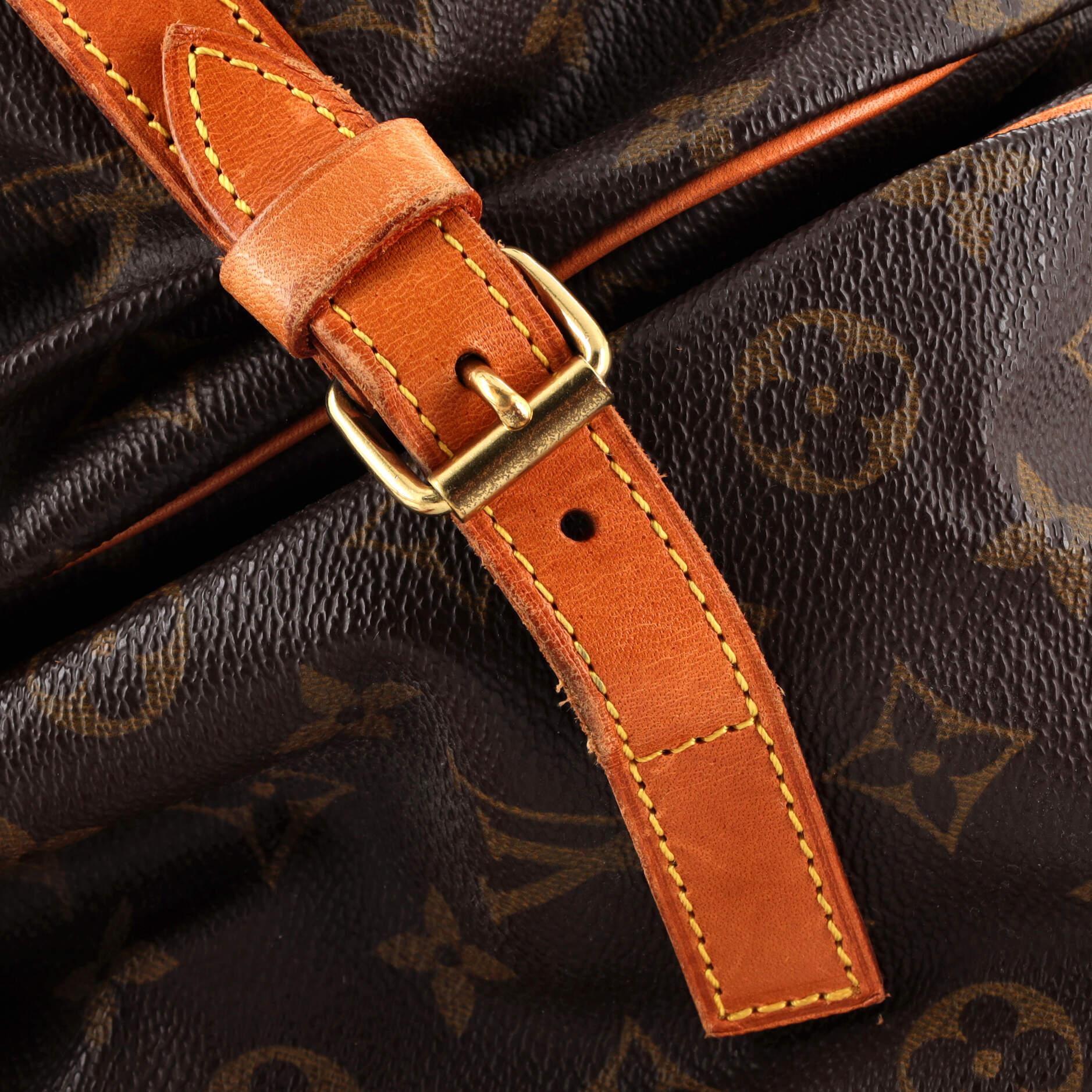 Louis Vuitton Saumur Handbag Monogram Canvas 35 2