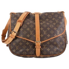 Borsa Louis Vuitton Saumur 30 monogram originale vintage 893FC