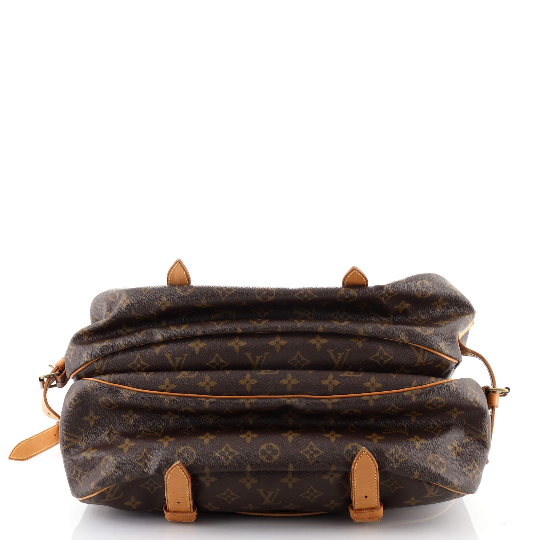 Women's or Men's Louis Vuitton Saumur Handbag Monogram Canvas 43