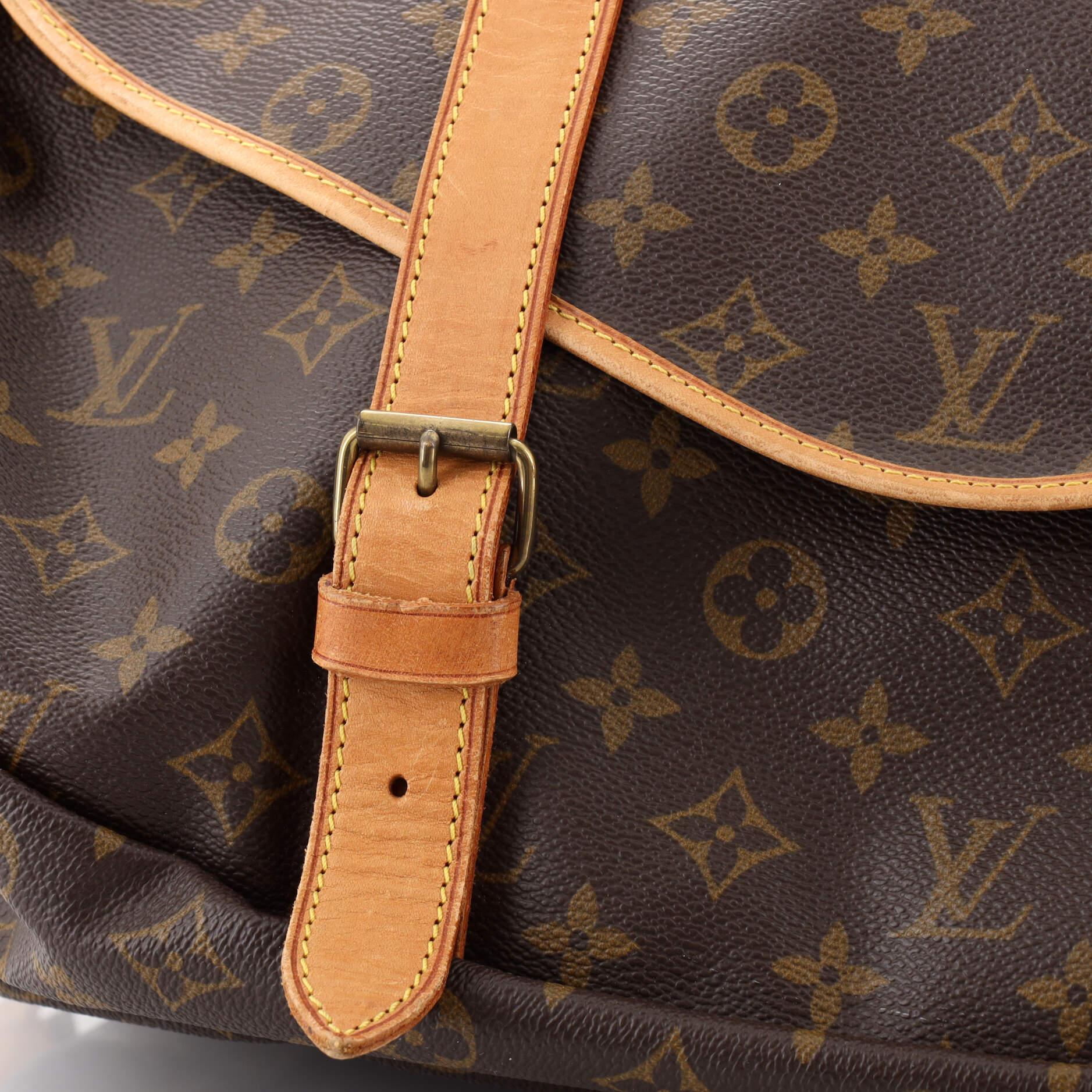 Louis Vuitton Saumur Handbag Monogram Canvas 43 2