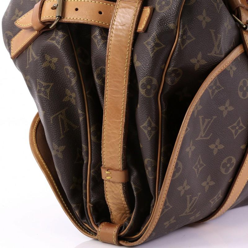 Louis Vuitton Saumur Handbag Monogram Canvas 43 2