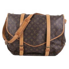 Louis Vuitton Saumur Handbag Monogram Canvas 43