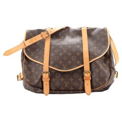 Louis Vuitton Saumur Handbag Monogram Canvas 43