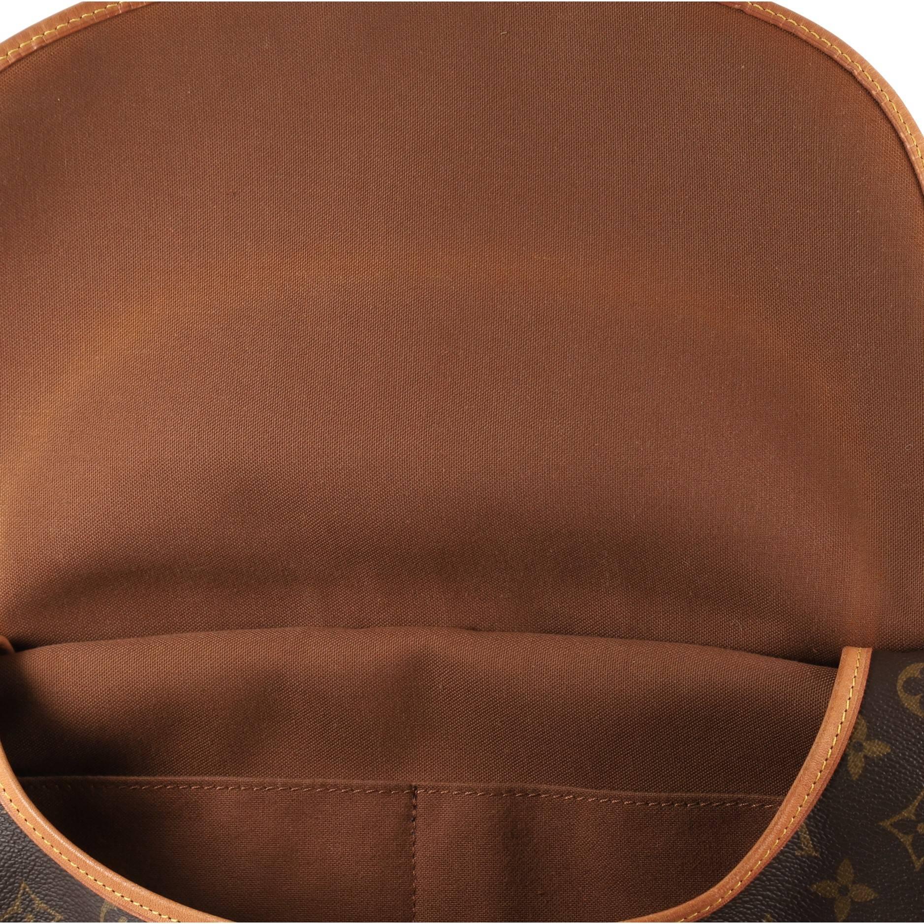 Louis Vuitton Saumur Handbag Monogram Canvas GM 1