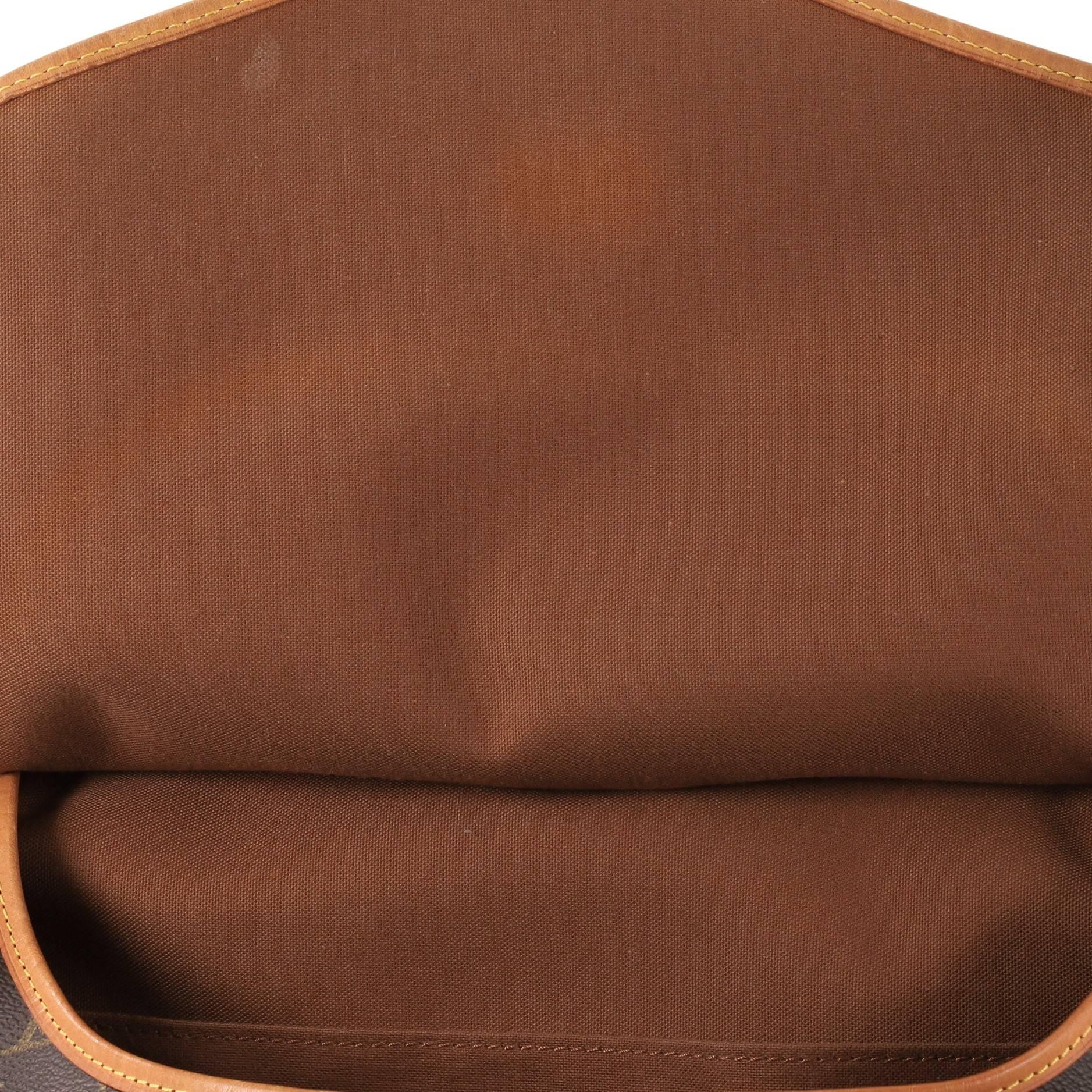 Louis Vuitton Saumur Handbag Monogram Canvas GM 2