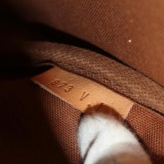 Louis Vuitton Saumur Monogram 30 Pm Saddle 869381 Brown Coated Canvas Cross Body