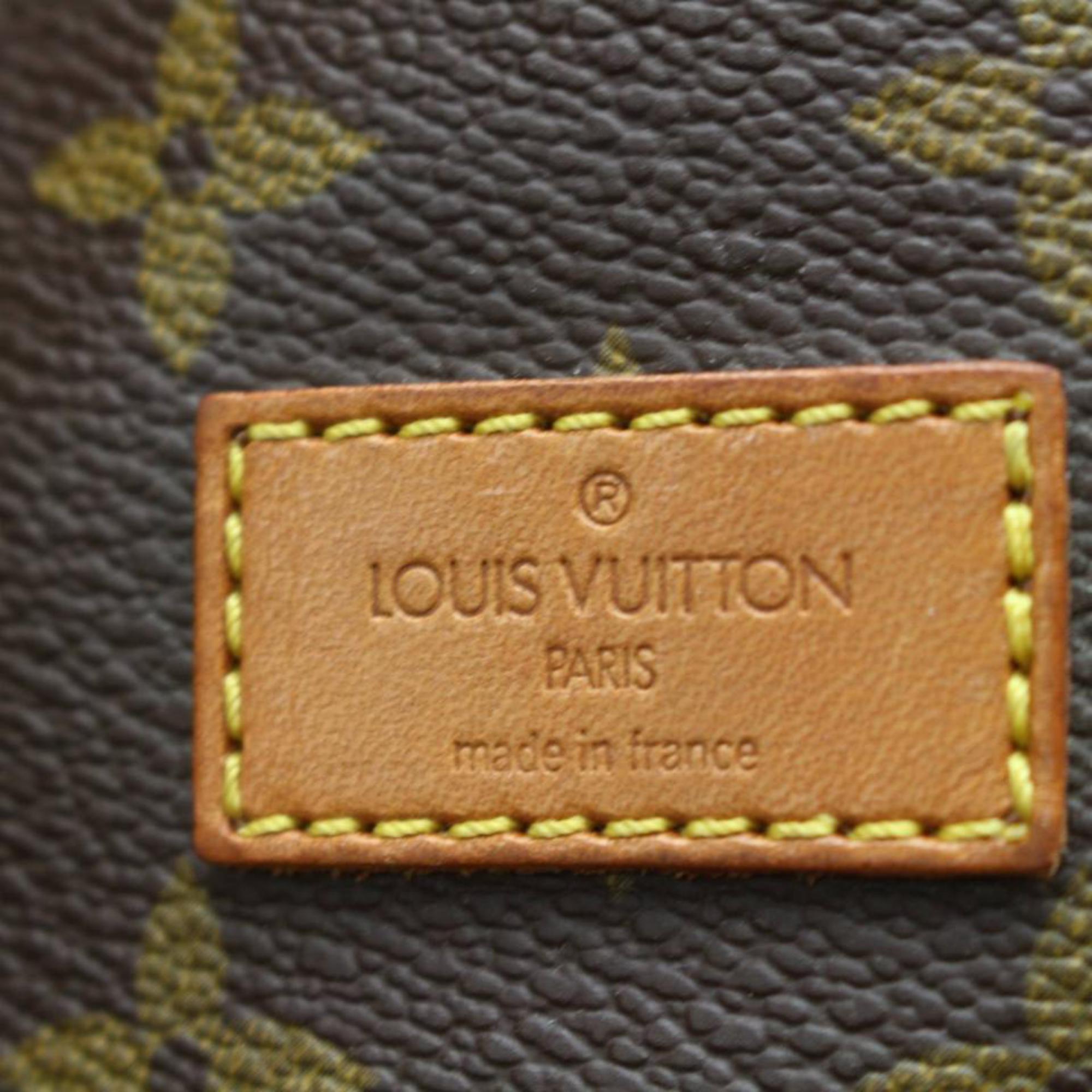 Louis Vuitton Saumur Monogram 43 Gm Saddle 869500 Brown Canvas Messenger Bag For Sale 6
