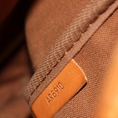 Louis Vuitton Saumur Monogram 43 Gm Saddle 869500 Brown Canvas Messenger Bag