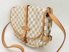 Louis Vuitton Saumur (Ultra Rare) Special Order  30 Pm 869156 White Messenger Ba