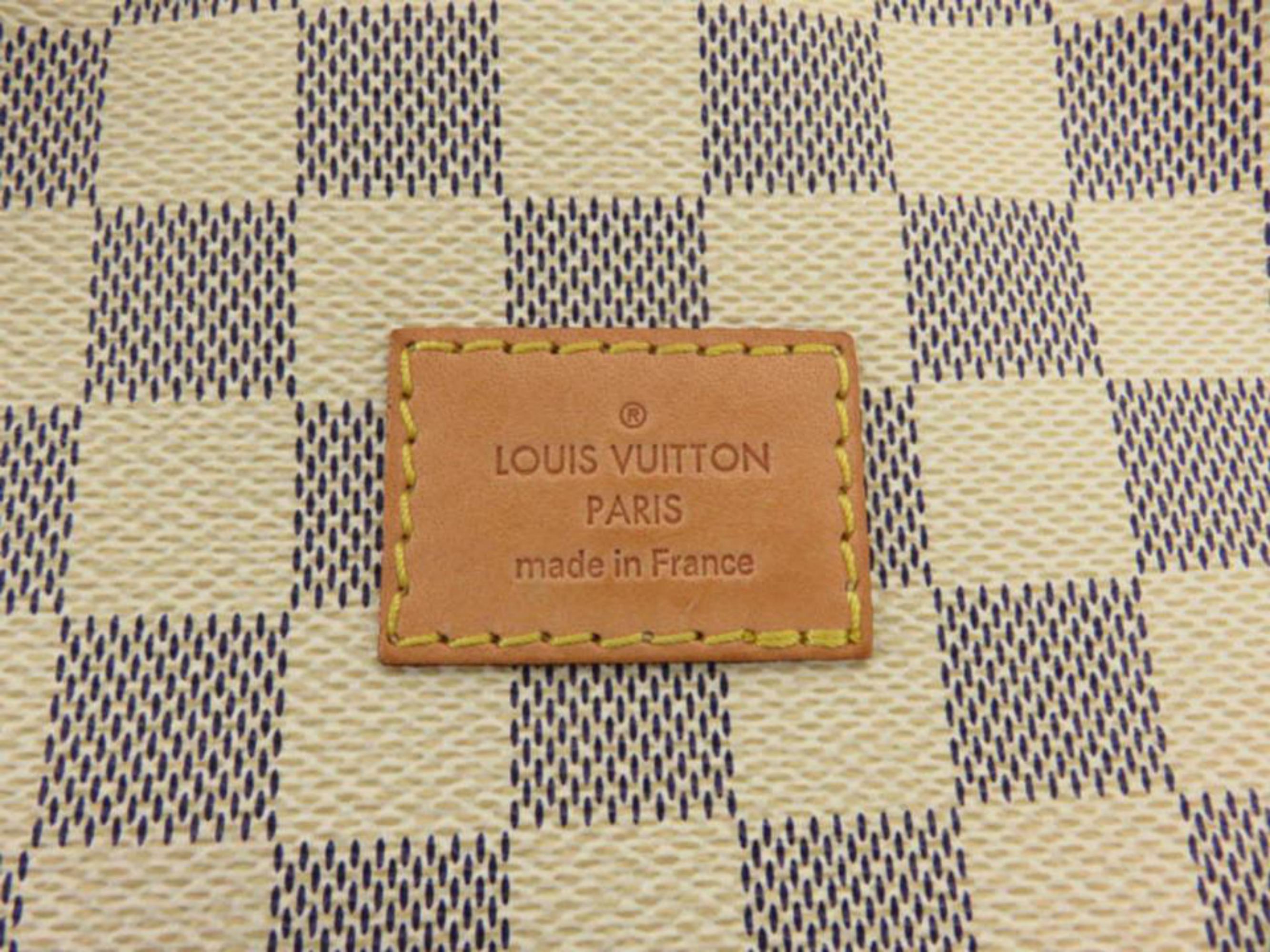 Louis Vuitton Saumur (Ultra Rare) Special Order  30 Pm 869156 White Messenger Ba For Sale 1