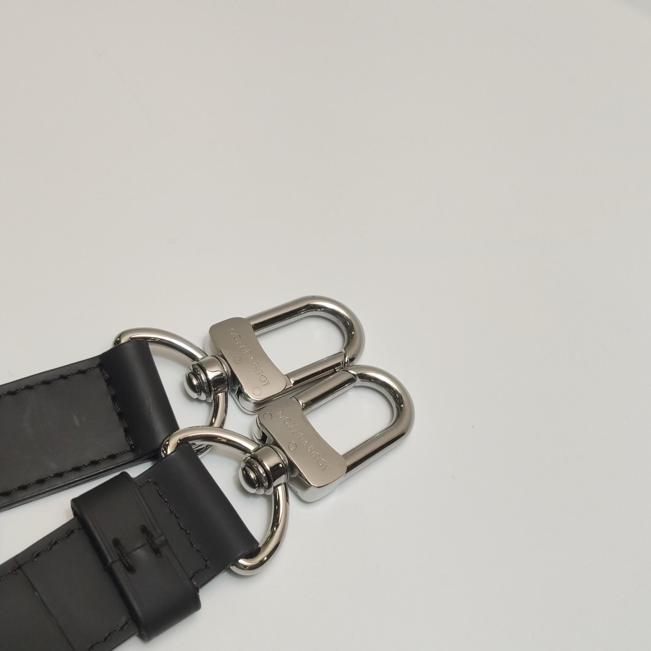 Louis Vuitton Savannah Keepall 45 Bandouliere Giraffa su tela Damier Marrone in vendita 8