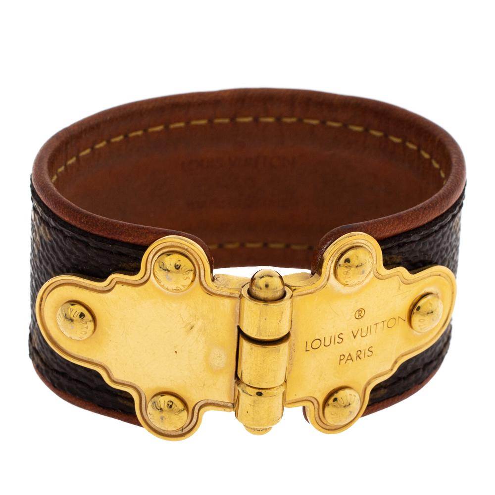 Louis Vuitton Brown Monogram Canvas Keep It Twice Bracelet at 1stDibs  louis  vuitton gold leather bracelet, louis vuitton brown bracelet, bracelet keep  it louis vuitton