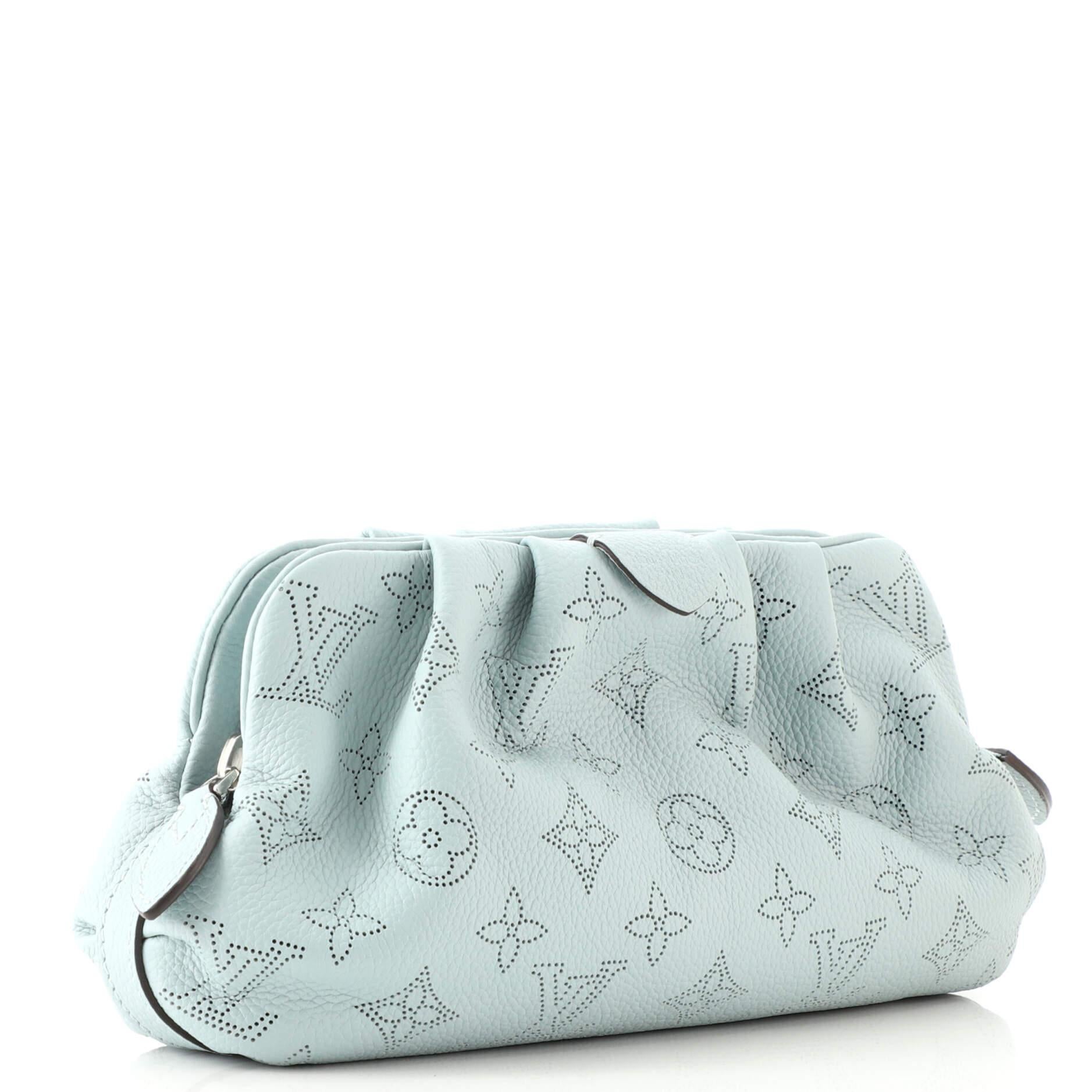 Louis Vuitton Scala Pouch Bag Mahina Leather Mini In Good Condition In NY, NY