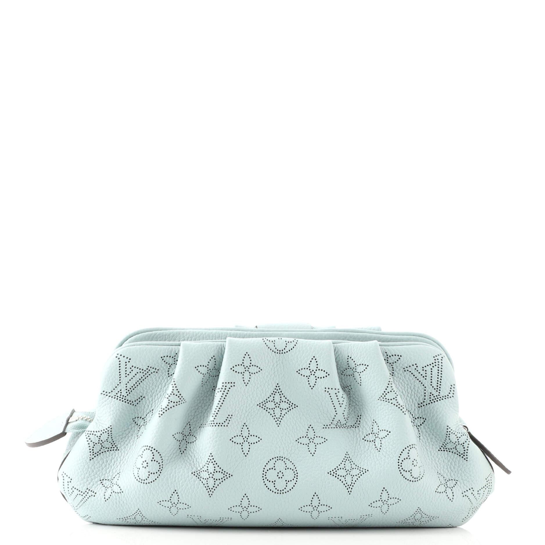 Women's or Men's Louis Vuitton Scala Pouch Bag Mahina Leather Mini