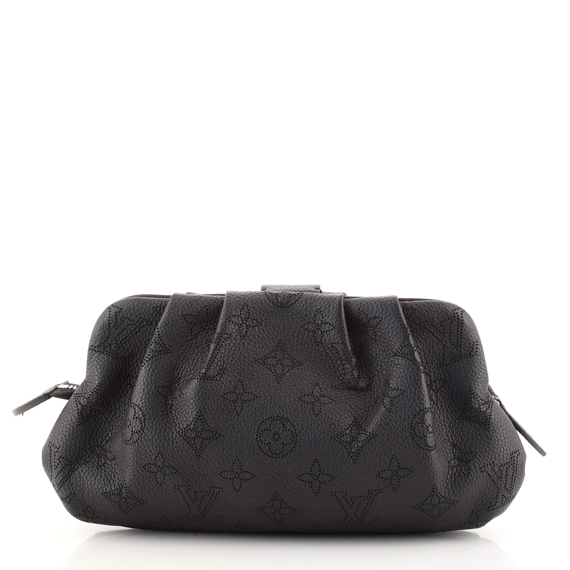 Louis Vuitton Scala Pouch Bag Mahina Leather Mini In Good Condition In NY, NY