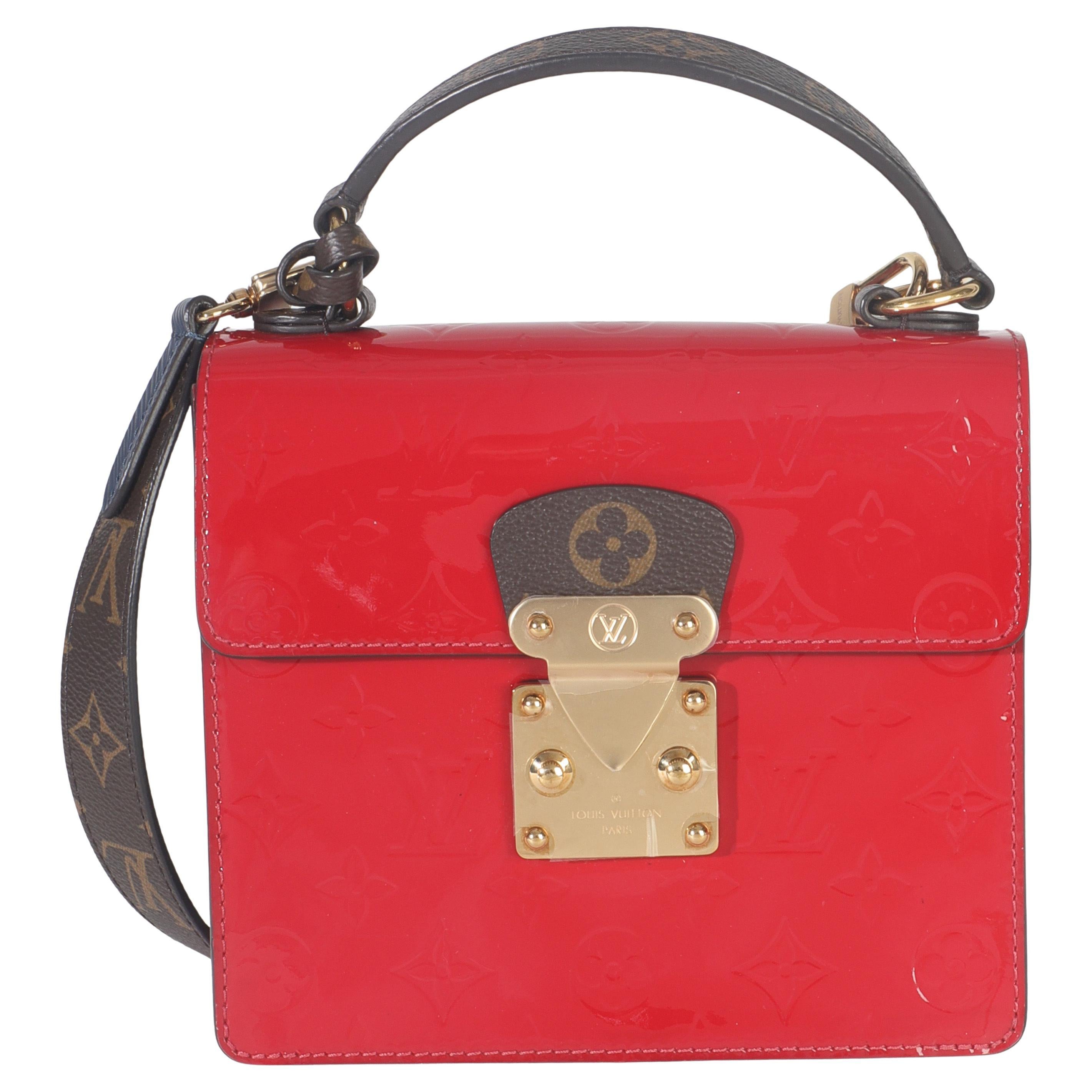Louis Vuitton Scarlet Monogram Vernis Epi Spring Street