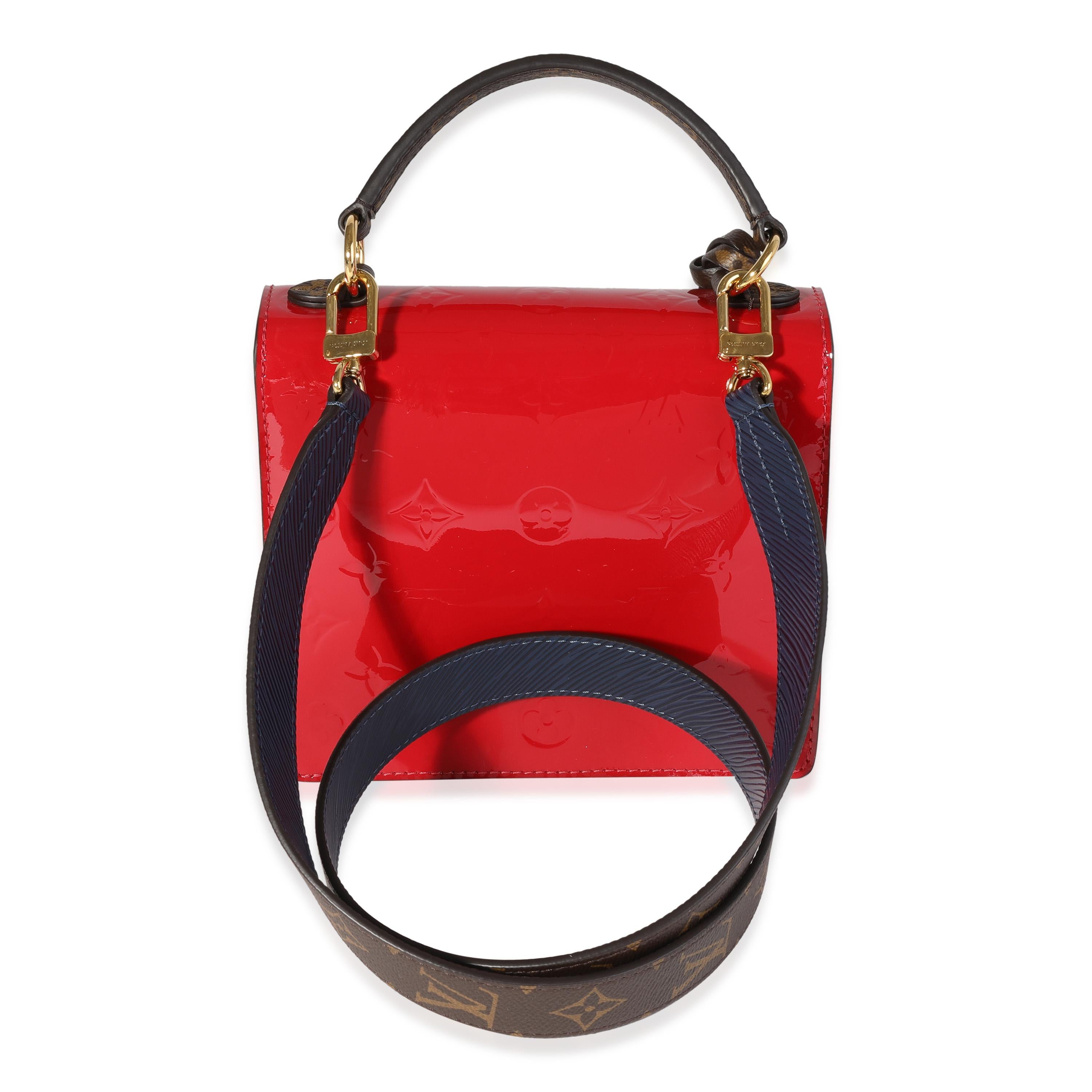 Louis Vuitton Scarlet Vernis, Epi & Monogram Canvas Spring Street In Excellent Condition In New York, NY