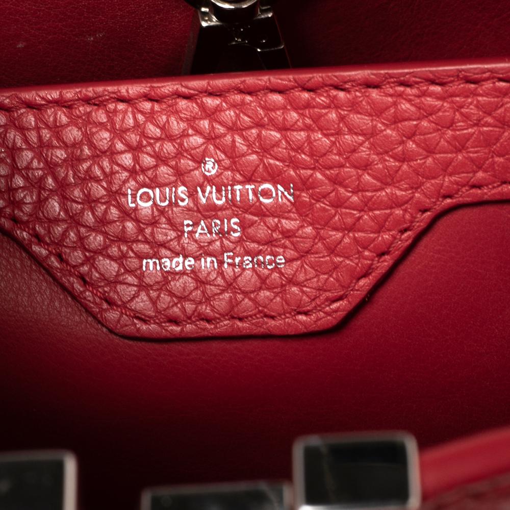 Louis Vuitton Scarlett Taurillon Leather Capucines BB Bag 2