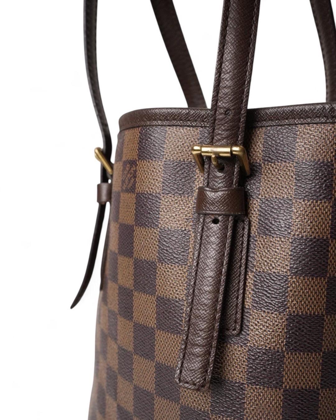 Louis Vuitton Secchiello Marais PM Damier Ebene en vente 1