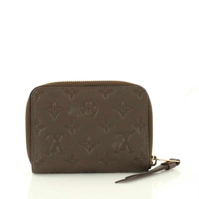 Black Louis Vuitton Secret Wallet Monogram Empreinte Leather Compact