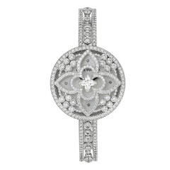 Louis Vuitton Secret White Gold Diamond Womens Watch