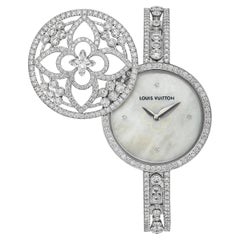 Louis Vuitton Secret White Gold Diamond Womens Watch