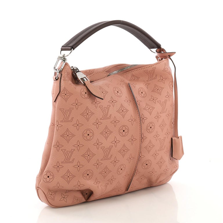 LOUIS VUITTON HAUMEA Tote Bag in Galet Color Smooth and Perforated Calf  Leather at 1stDibs